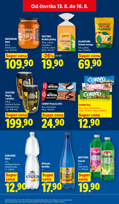 Lidl Čtvrtek od 13.8. do 16.8.2026
