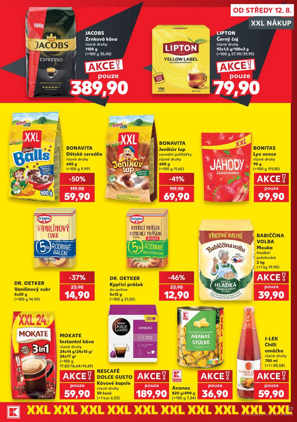 Kaufland 12.8. - 18.8. - Kaufland - Praha 3 (Jarov)