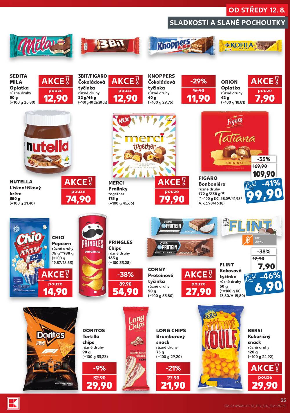 Leták Kaufland - Kaufland 12.8. - 18.8. - Kaufland Praha Čestlice - strana 35 Leták Kaufland - Kaufland 12.8. - 18.8. - Kaufland Praha Čestlice - strana 35