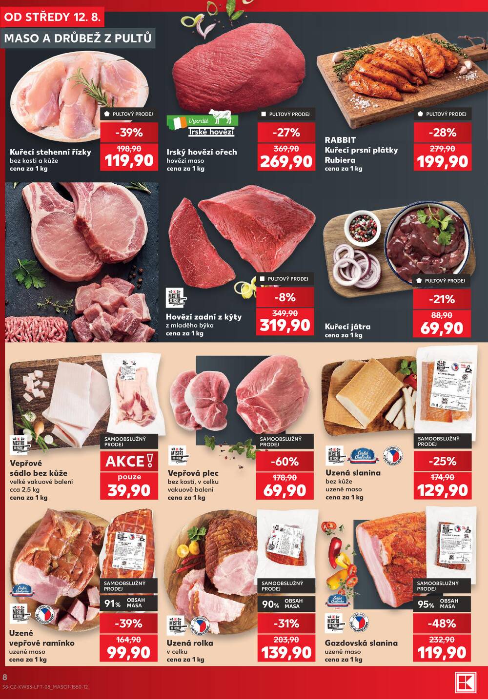 Kaufland 12.8. - 18.8. - Kaufland - Veselí nad Lužnicí - Budějovická