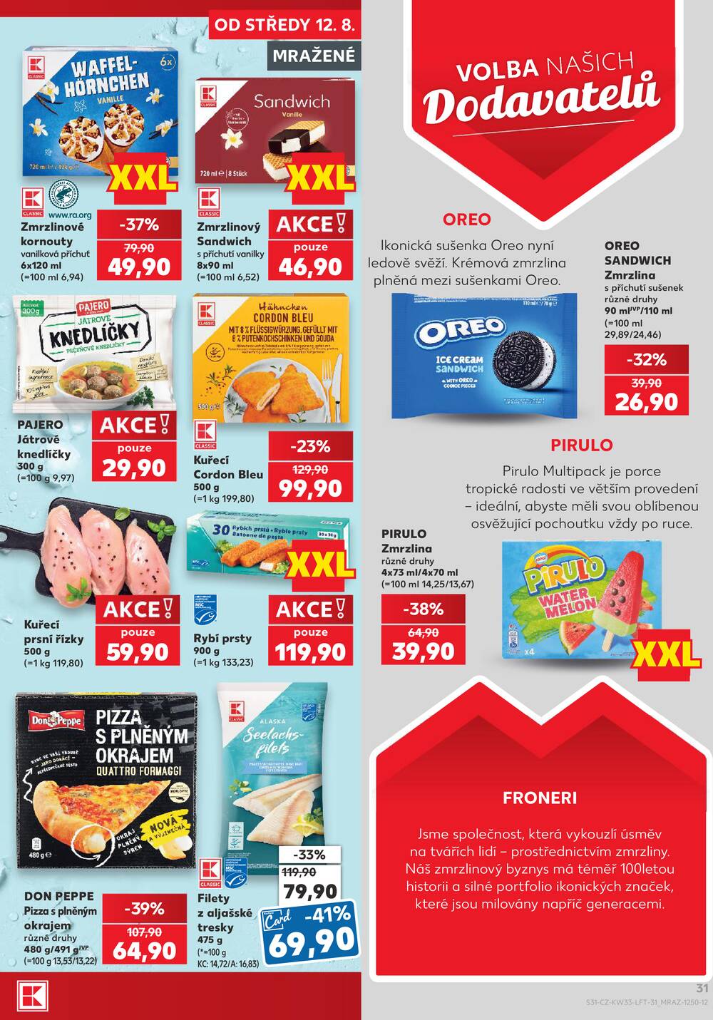 Kaufland 12.8. - 18.8. - Kaufland - Veselí nad Lužnicí - Budějovická