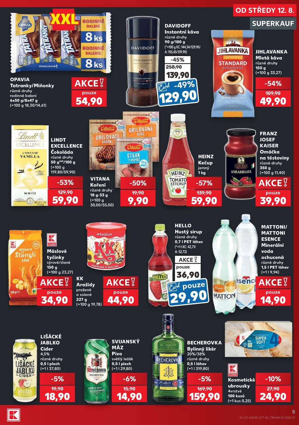 Leták Kaufland - Kaufland 12.8. - 18.8. - Kaufland - Děčín - strana 5 Leták Kaufland - Kaufland 12.8. - 18.8. - Kaufland - Děčín - strana 5