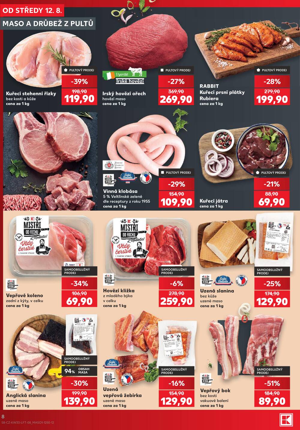 Leták Kaufland - Kaufland 12.8. - 18.8. - Kaufland - Děčín - strana 8