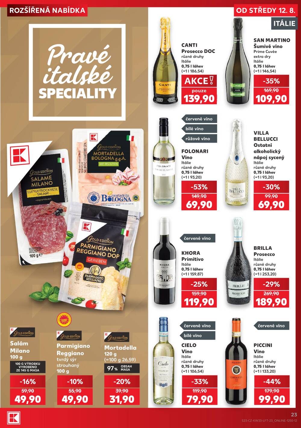 Kaufland 12.8. - 18.8. - Kaufland - Vyškov