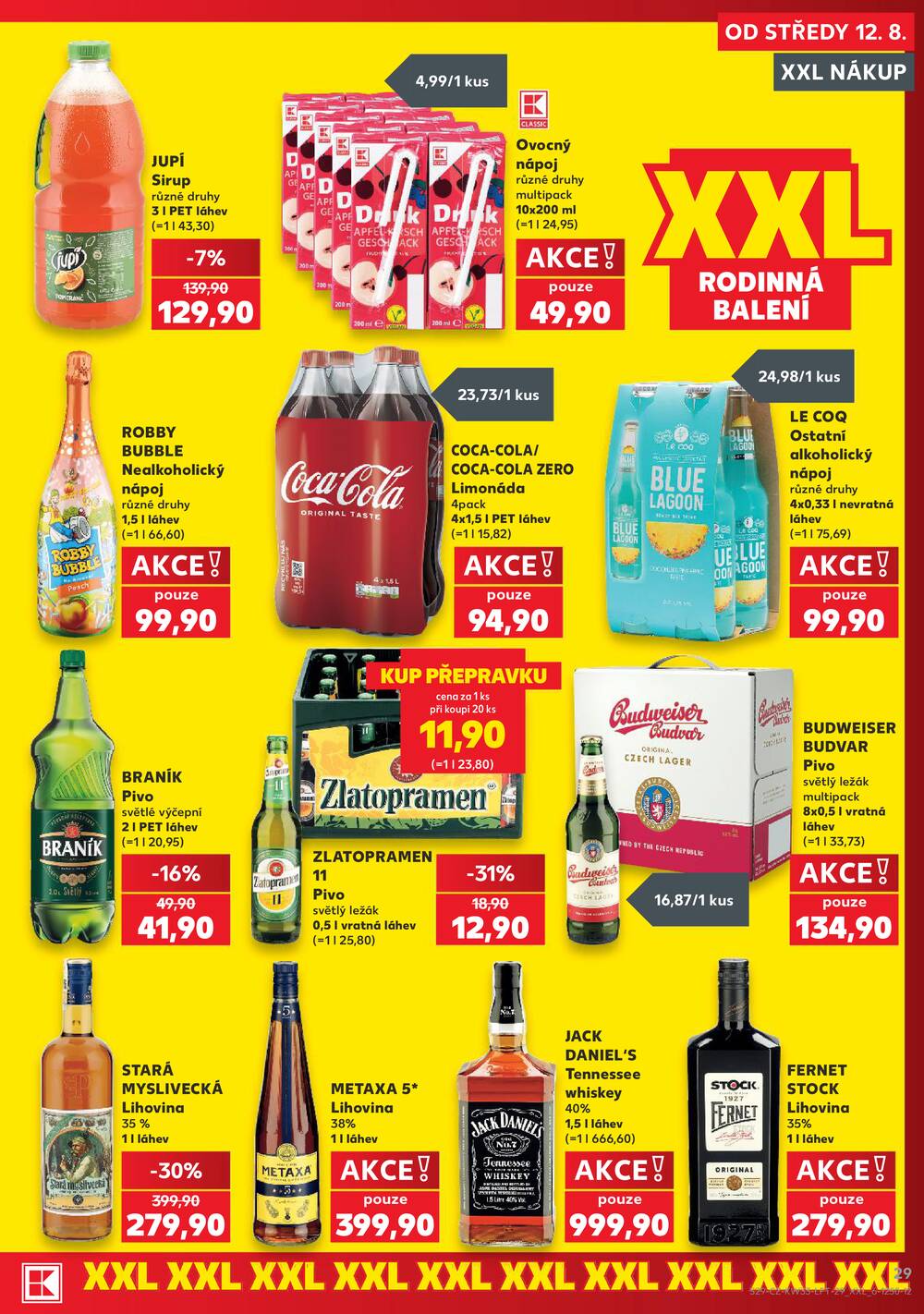 Kaufland 12.8. - 18.8. - Kaufland - Vyškov