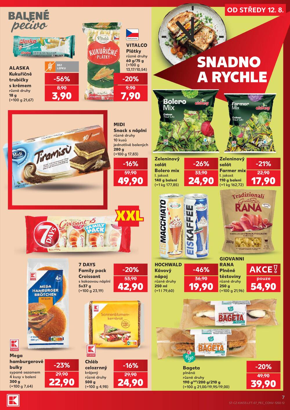 Kaufland 12.8. - 18.8. - Kaufland - Rychnov nad Kněžnou