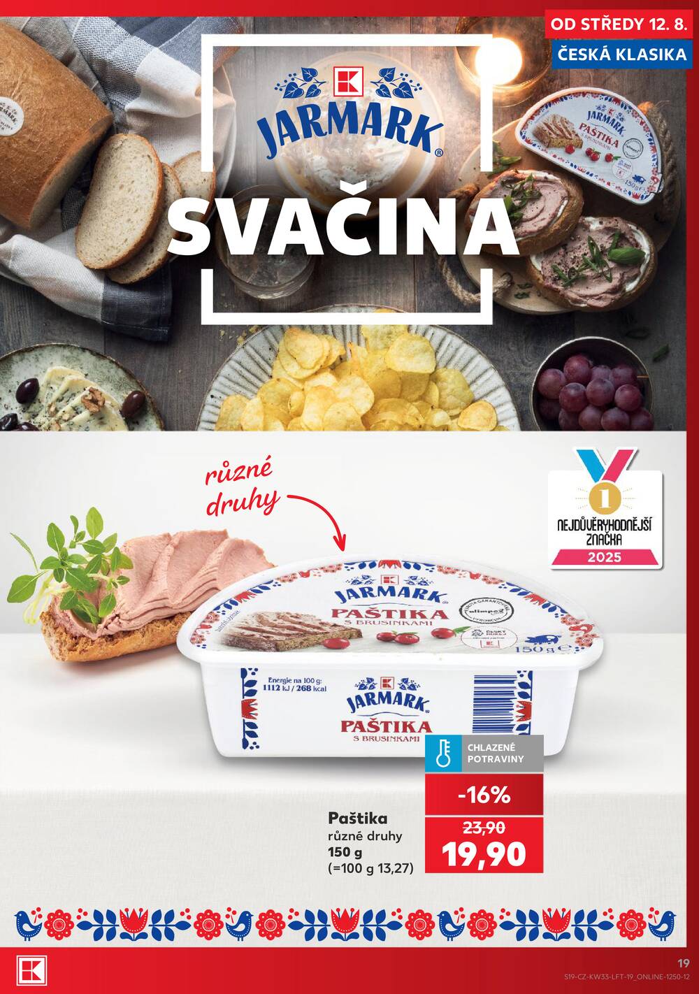 Leták Kaufland - Kaufland 12.8. - 18.8. - Kaufland - Litvínov - strana 19