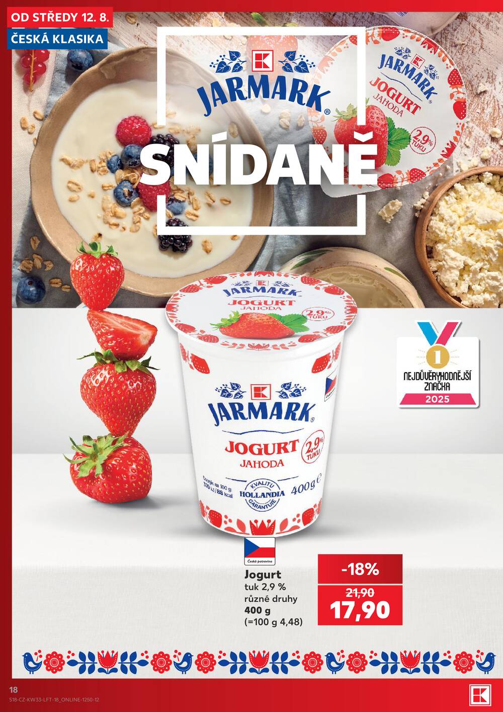 Kaufland 12.8. - 18.8. - Kaufland - Rožnov pod Radhoštěm - Meziříčská