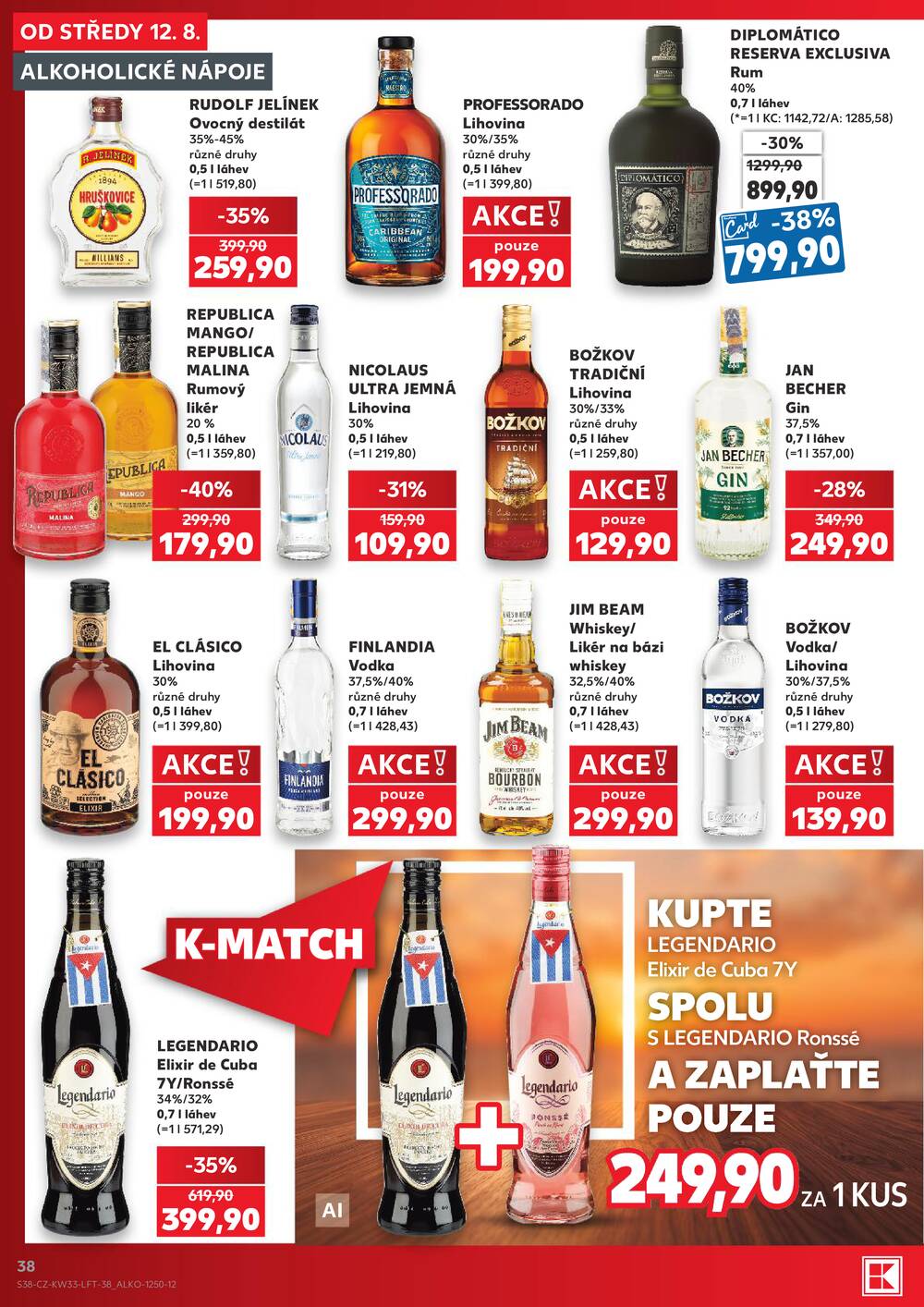 Leták Kaufland - Kaufland 12.8. - 18.8. - Kaufland Humpolec - strana 38 Leták Kaufland - Kaufland 12.8. - 18.8. - Kaufland Humpolec - strana 38