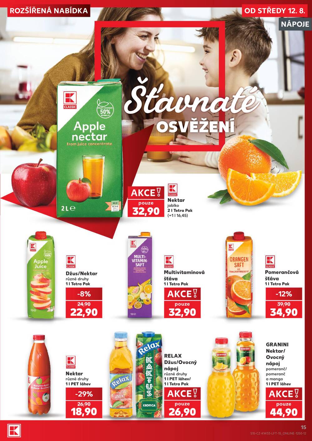 Leták Kaufland - Kaufland 12.8. - 18.8. - Kaufland - Chomutov - centrum - strana 15
