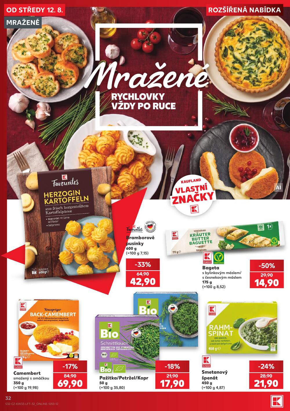 Leták Kaufland - Kaufland 12.8. - 18.8. - Kaufland - Chomutov - centrum - strana 32