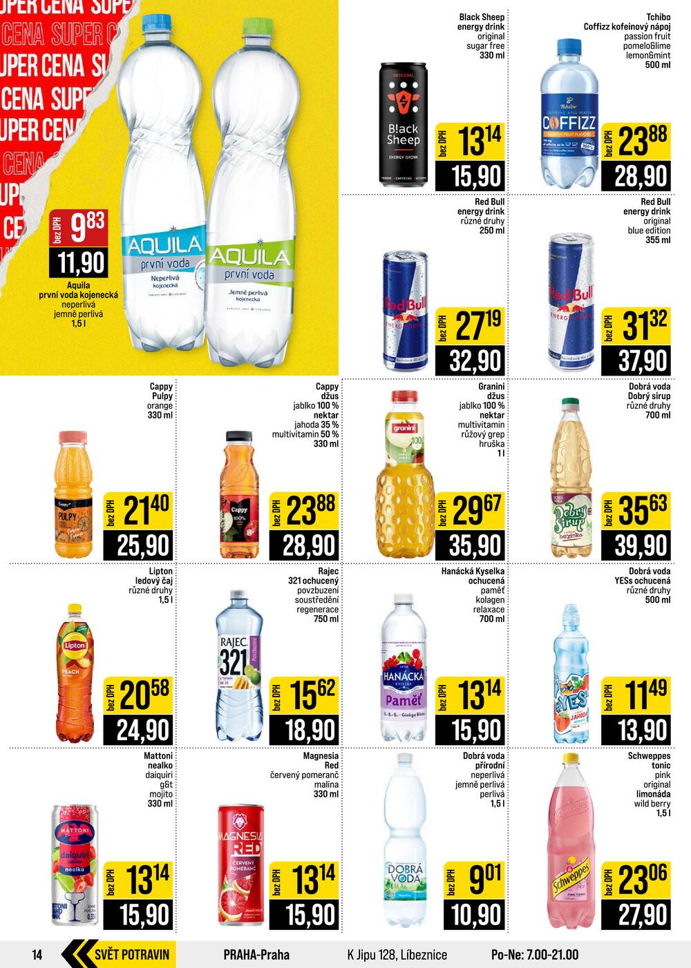 Leták JIP - JIP Cash & Carry Brno, Praha, Ostrava, Jilemnice, Pardubice, Ostrava, Karlovy Vary, Olomouc a Zlín od 12.8. do 18.8.2026 - strana 14