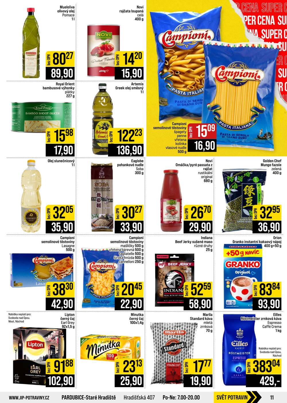 Leták JIP - JIP Cash & Carry České Budějovice, Most, Náchod, Polička, Sušice a Svoboda nad Úpou od 12.8. do 18.8.2026 - strana 11 Leták JIP - JIP Cash & Carry České Budějovice, Most, Náchod, Polička, Sušice a Svoboda nad Úpou od 12.8. do 18.8.2026 - strana 11