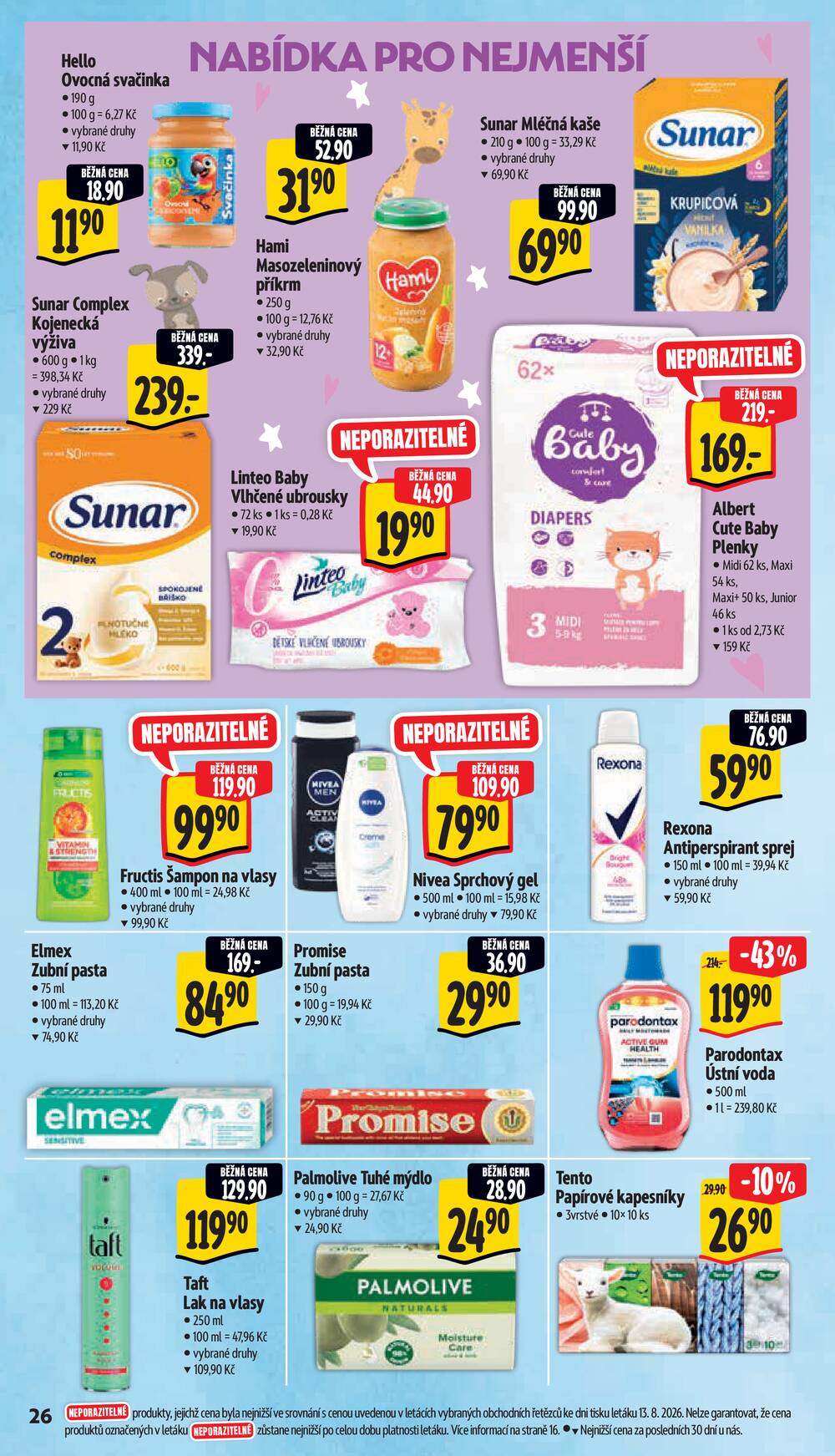 Leták Albert - Albert Supermarket od 19.8. do 25.8.2026 - strana 32 Leták Albert - Albert Supermarket od 19.8. do 25.8.2026 - strana 32
