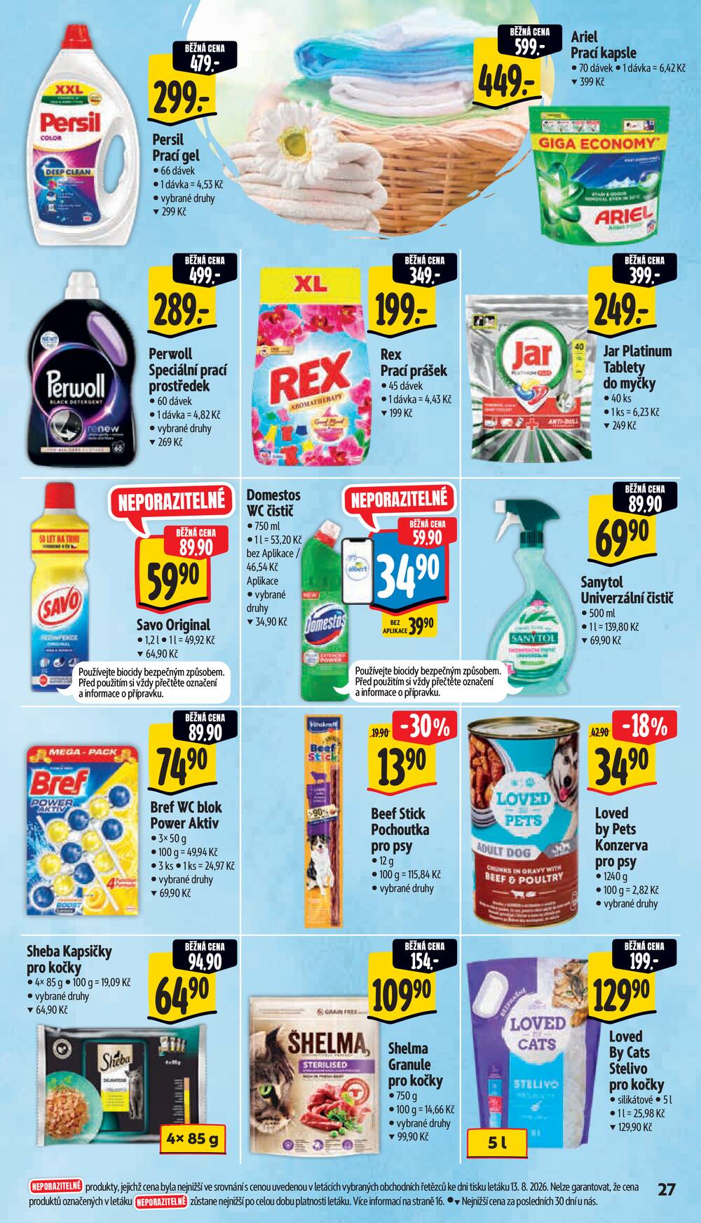 Leták Albert - Albert Supermarket od 19.8. do 25.8.2026 - strana 33 Leták Albert - Albert Supermarket od 19.8. do 25.8.2026 - strana 33