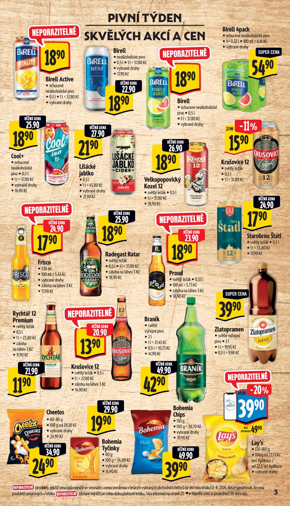 Leták Albert - Albert Hypermarket od 19.8. do 25.8.2026 - strana 3 Leták Albert - Albert Hypermarket od 19.8. do 25.8.2026 - strana 3