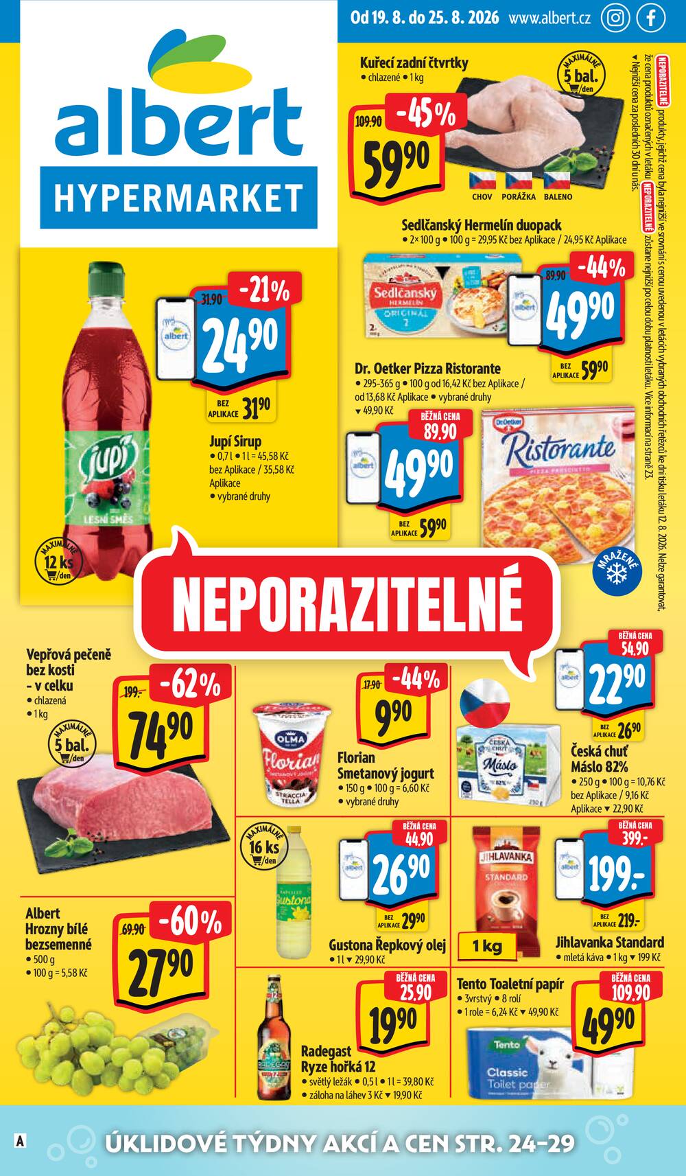 Albert Hypermarket Jihomoravský od 19.8. do 25.8.2026