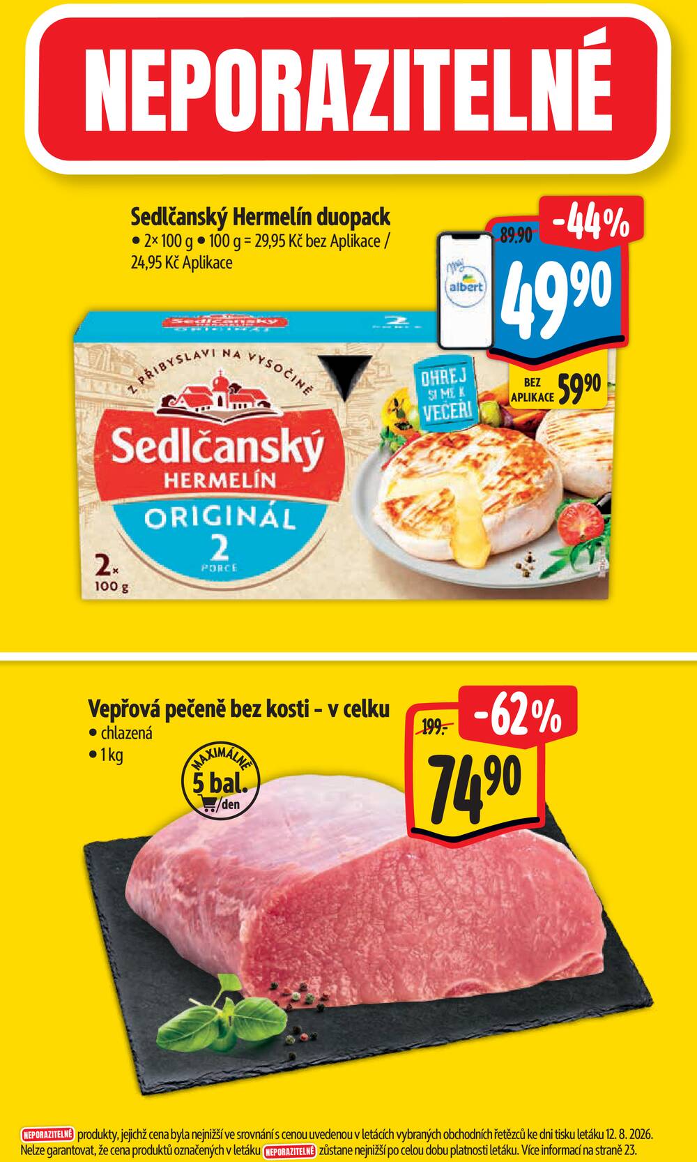 Albert Hypermarket Jihomoravský od 19.8. do 25.8.2026