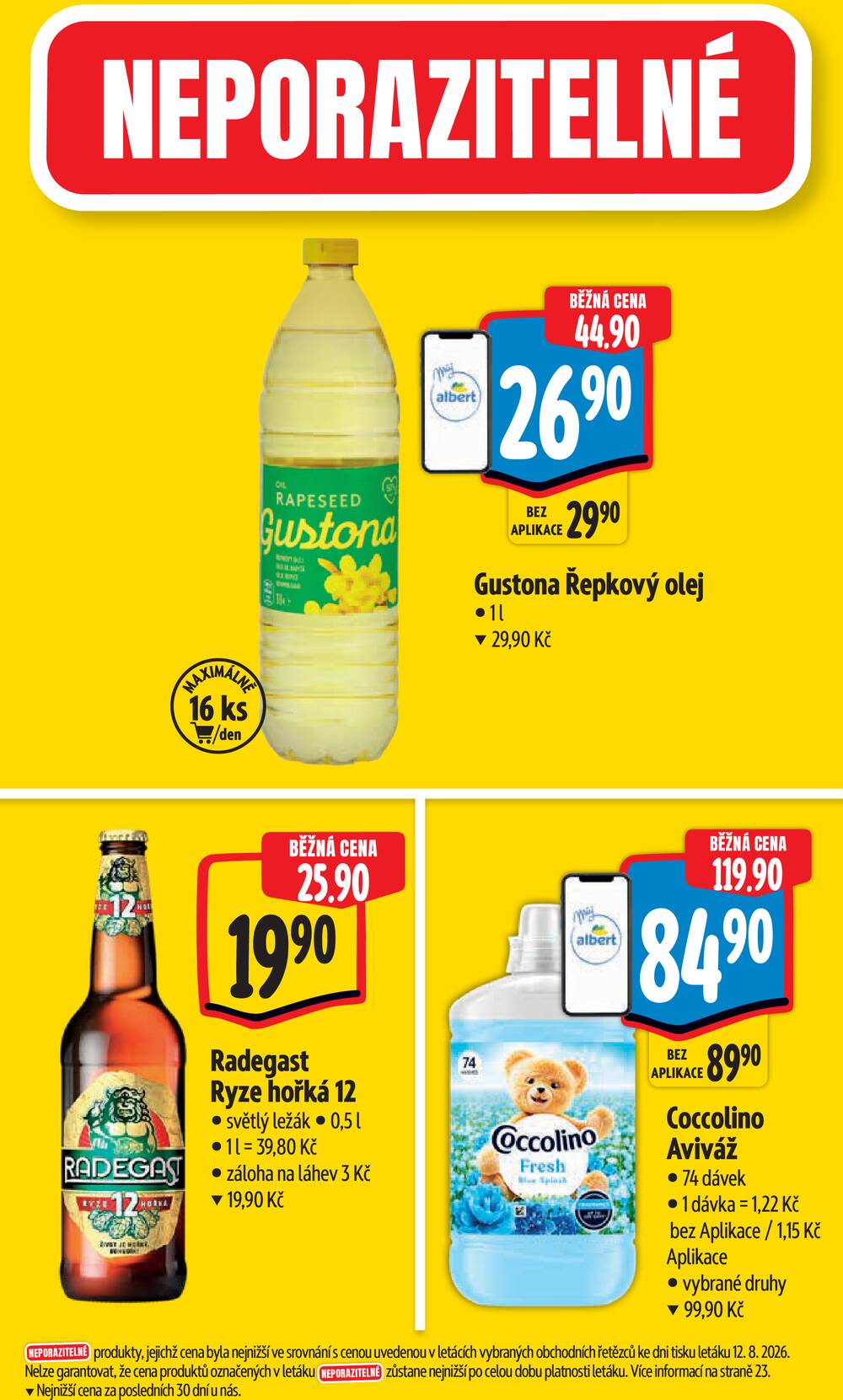 Albert Hypermarket Jihomoravský od 19.8. do 25.8.2026