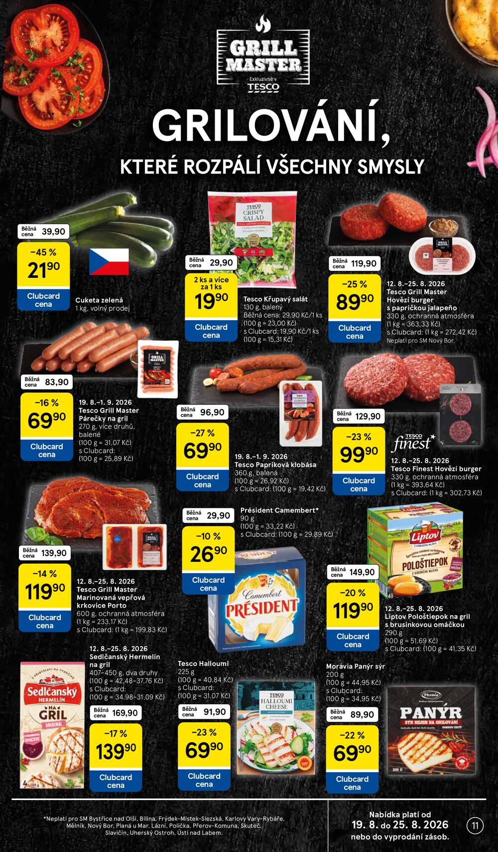Leták Tesco - Tesco supermarkety od 19.8. do 25.8.2026 - strana 11