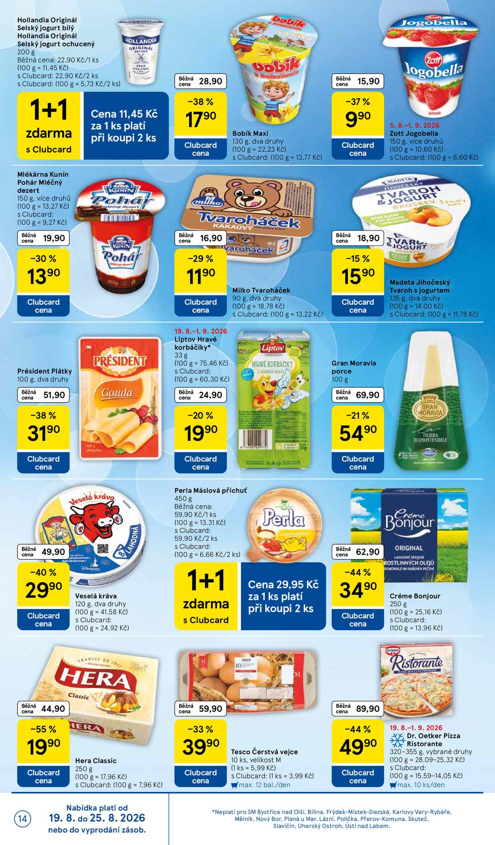 Tesco supermarkety od 19.8. do 25.8.2026