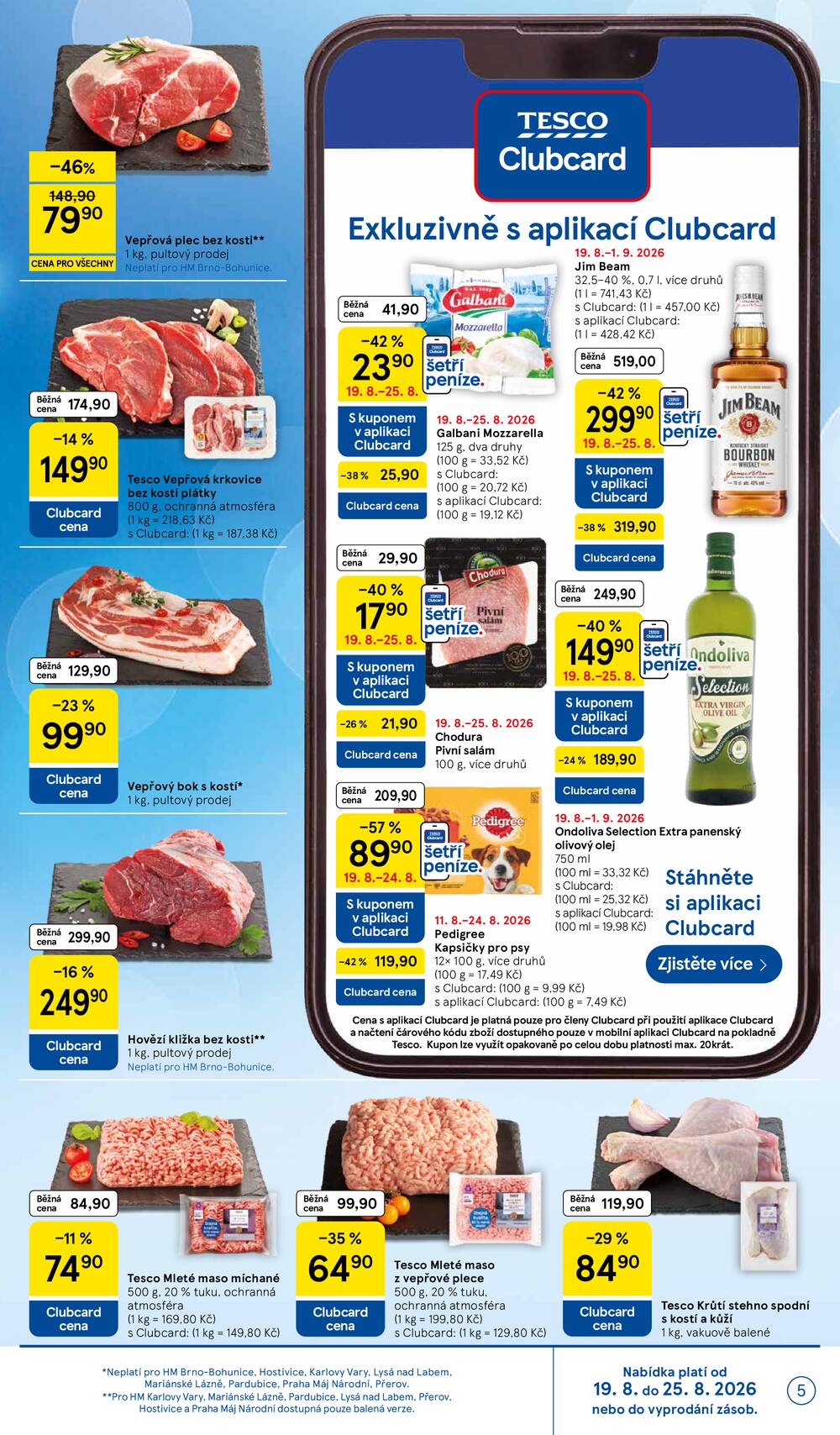 Tesco hypermarkety od 19.8. do 25.8.2026