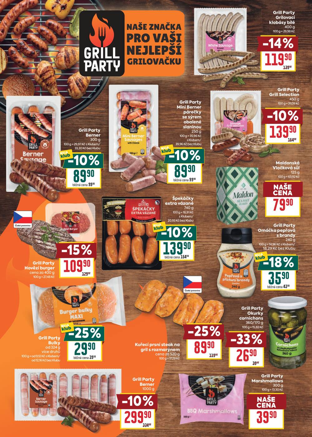 Leták BILLA - Billa katalog Gril od 19.8. do 8.9.2026 - strana 2 Leták BILLA - Billa katalog Gril od 19.8. do 8.9.2026 - strana 2