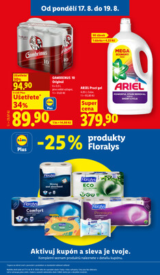Lidl od 17.8. do 19.8.2026