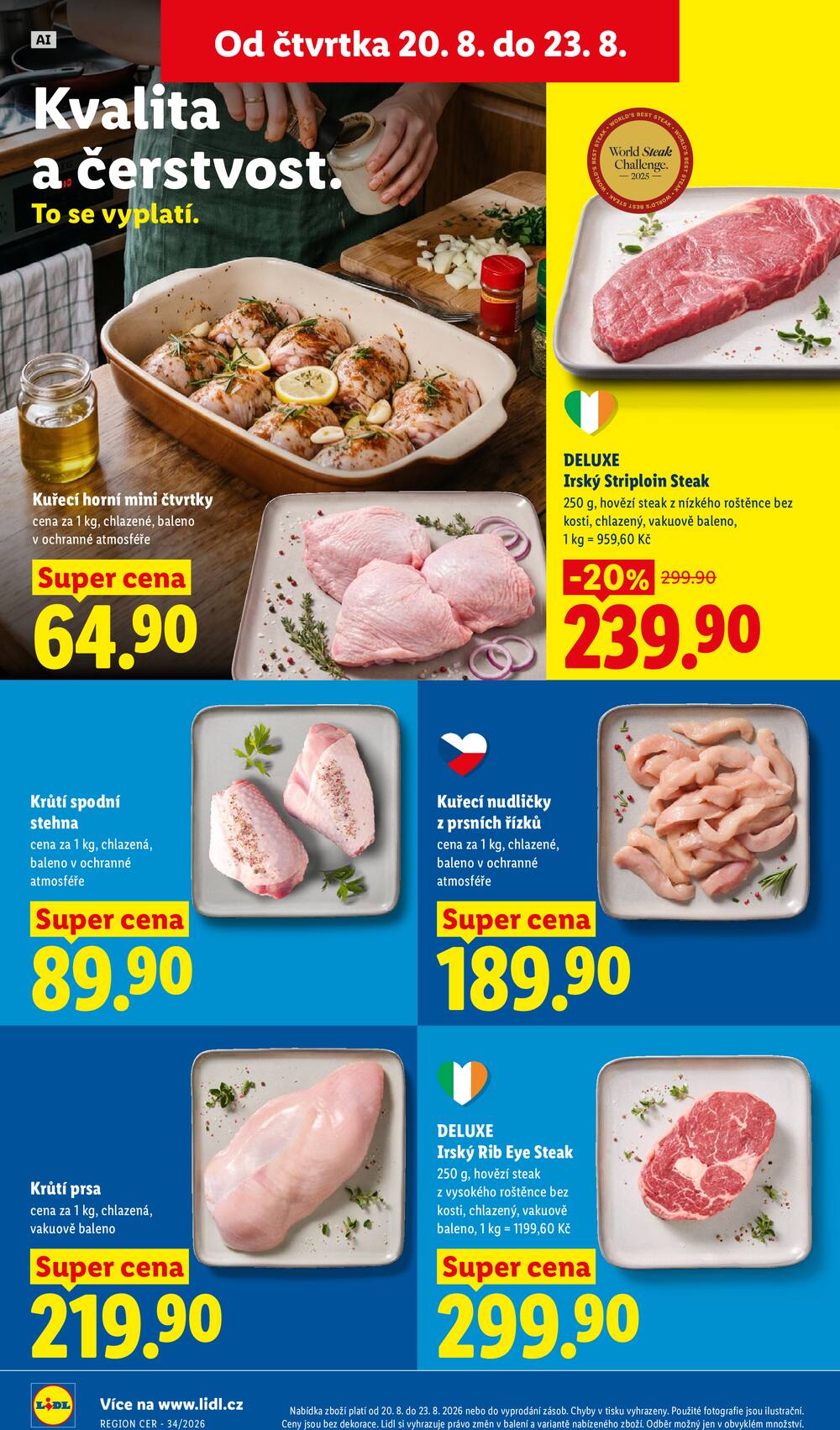 Lidl Čtvrtek od 20.8. do 23.8.2026