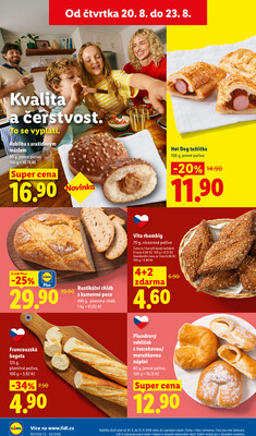Lidl Čtvrtek od 20.8. do 23.8.2026