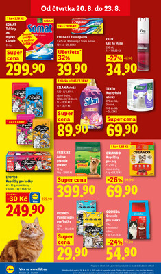 Lidl Čtvrtek od 20.8. do 23.8.2026