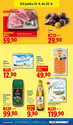 Lidl Čtvrtek od 20.8. do 23.8.2026