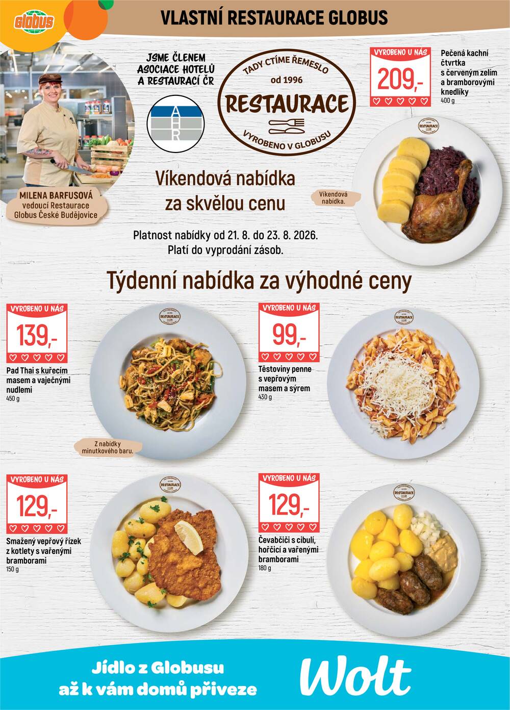 Leták Globus - Akční leták Globus 19.8. - 25.8.2026 - Globus České Budějovice - strana 7 Leták Globus - Akční leták Globus 19.8. - 25.8.2026 - Globus České Budějovice - strana 7