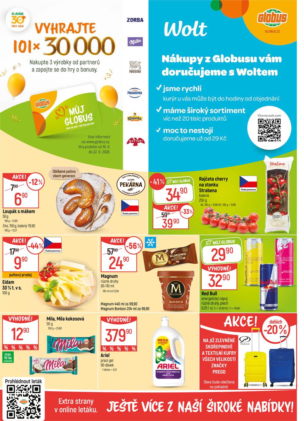 Leták Globus - Akční leták Globus 19.8. - 25.8.2026 - Globus Olomouc - strana 2 Leták Globus - Akční leták Globus 19.8. - 25.8.2026 - Globus Olomouc - strana 2