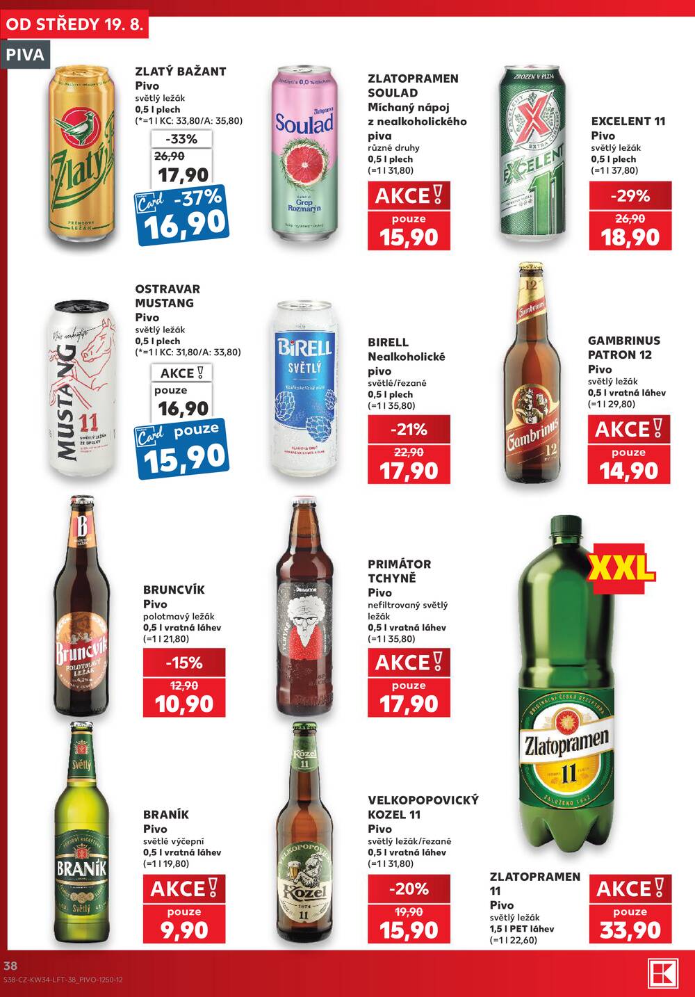 Kaufland 19.8. - 25.8. - Kaufland - Děčín