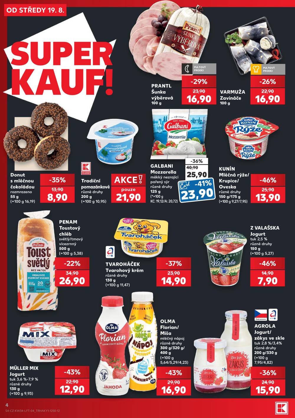 Kaufland 19.8. - 25.8. - Kaufland - Jindřichův Hradec