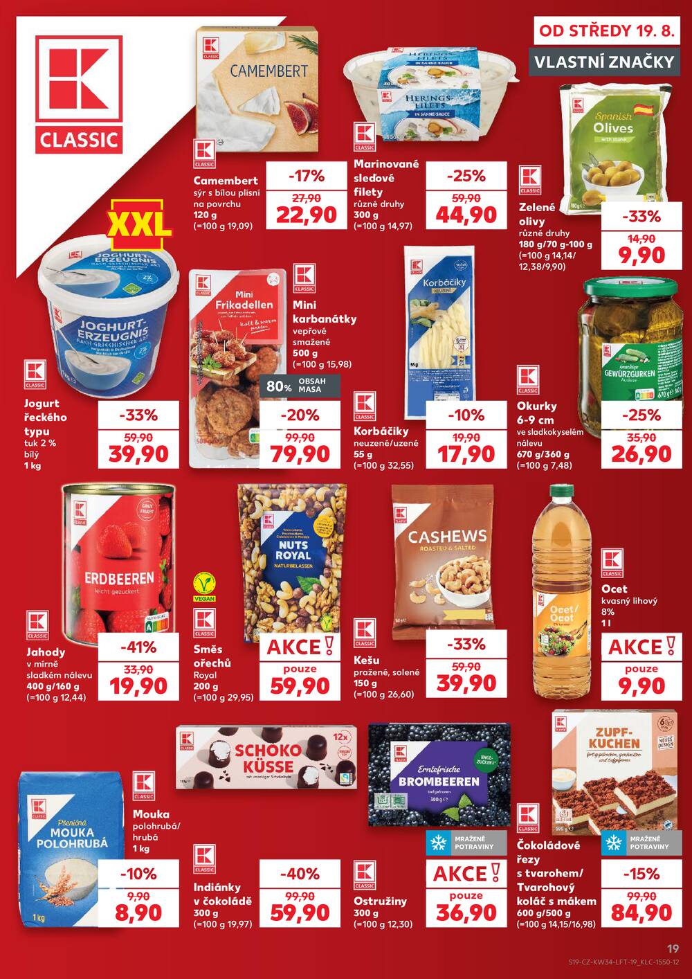 Kaufland 19.8. - 25.8. - Kaufland - Jindřichův Hradec