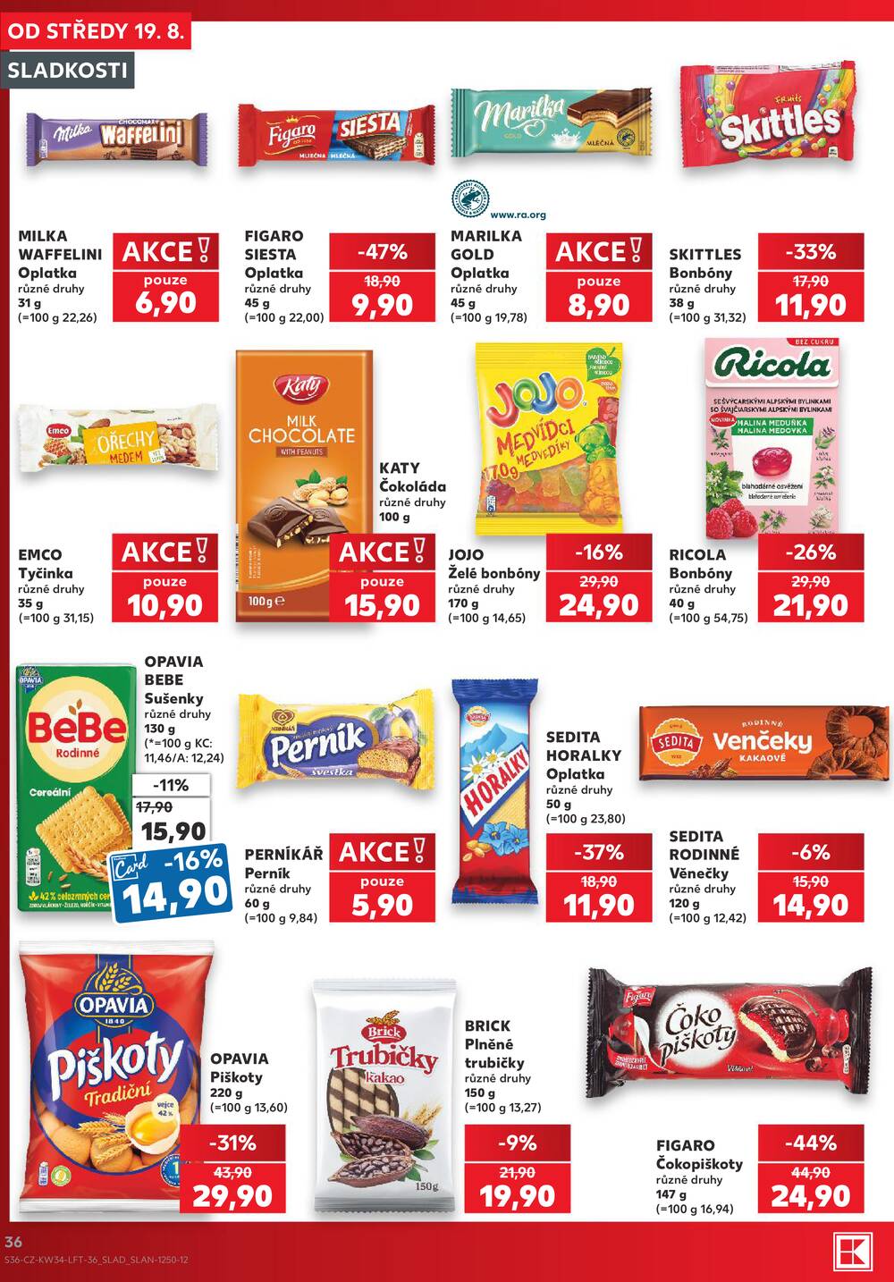 Kaufland 19.8. - 25.8. - Kaufland - Nový Bor