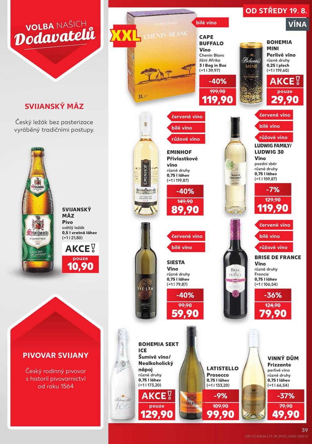 Kaufland 19.8. - 25.8. - Kaufland - Nový Bor