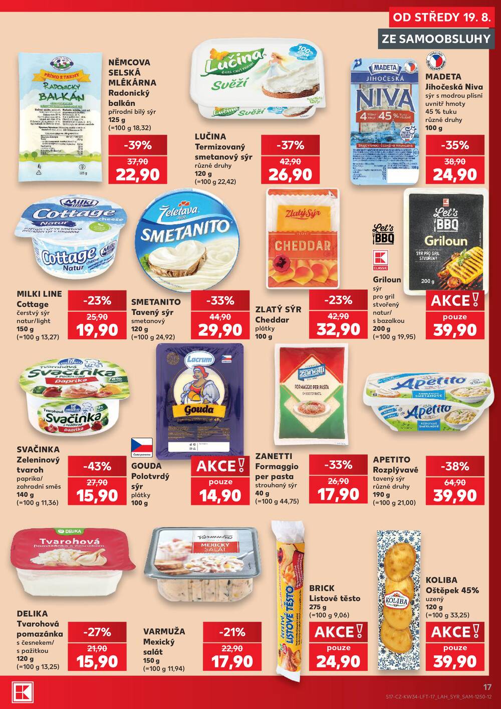Kaufland 19.8. - 25.8. - Kaufland - Vyškov