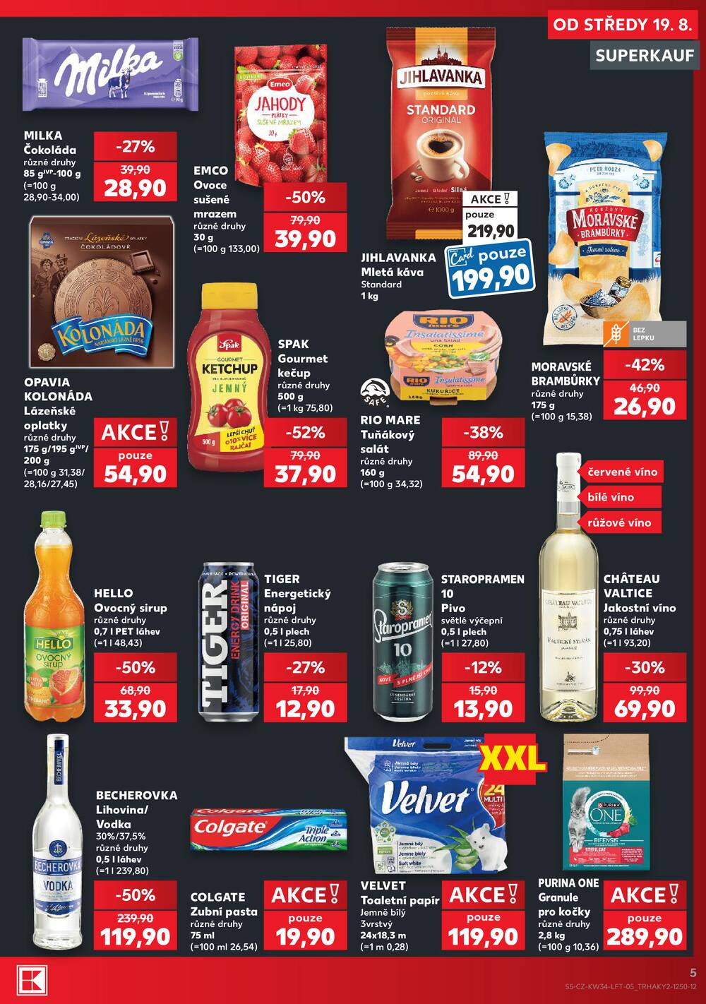 Kaufland 19.8. - 25.8. - Kaufland - Otrokovice