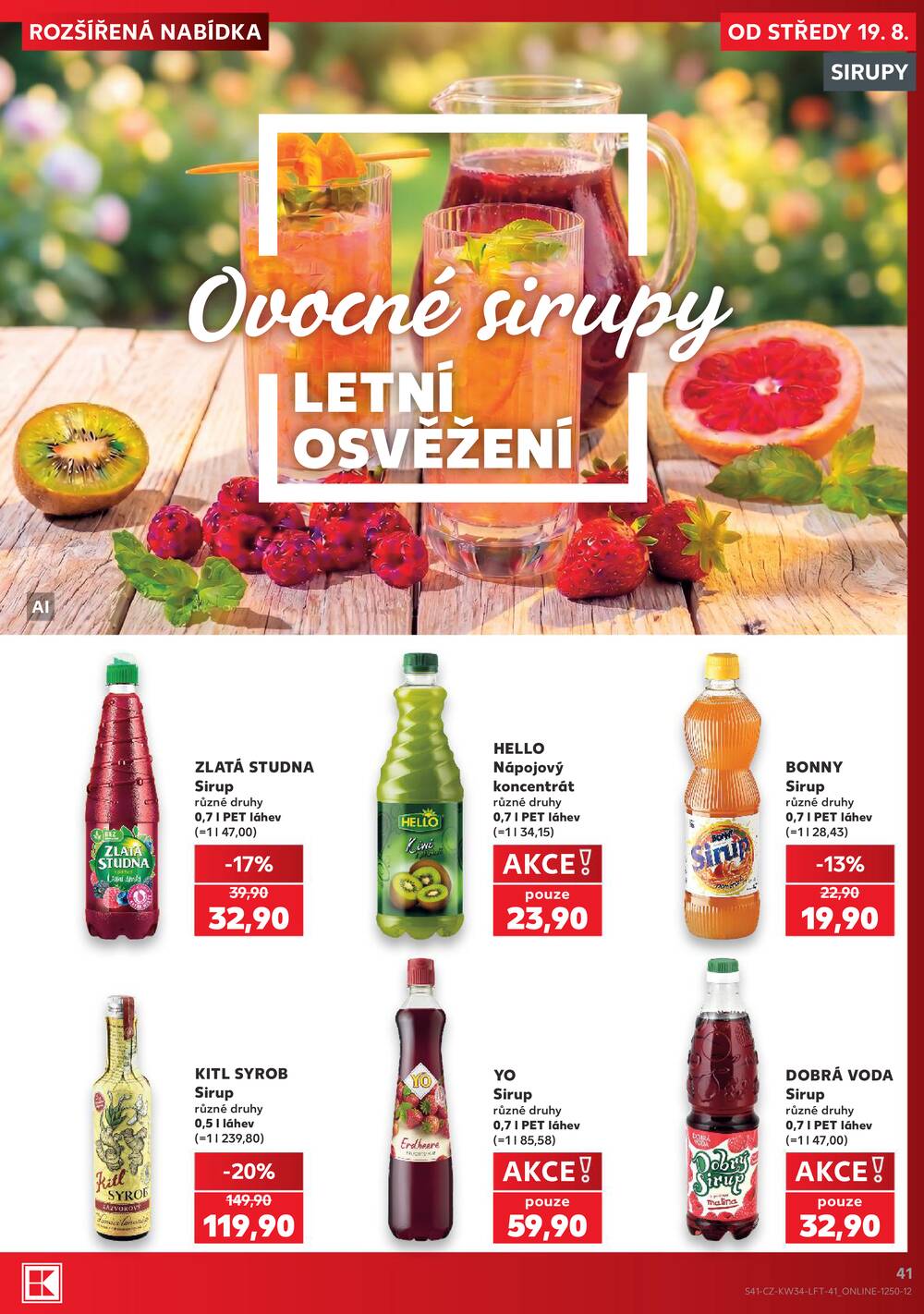 Kaufland 19.8. - 25.8. - Kaufland - Otrokovice