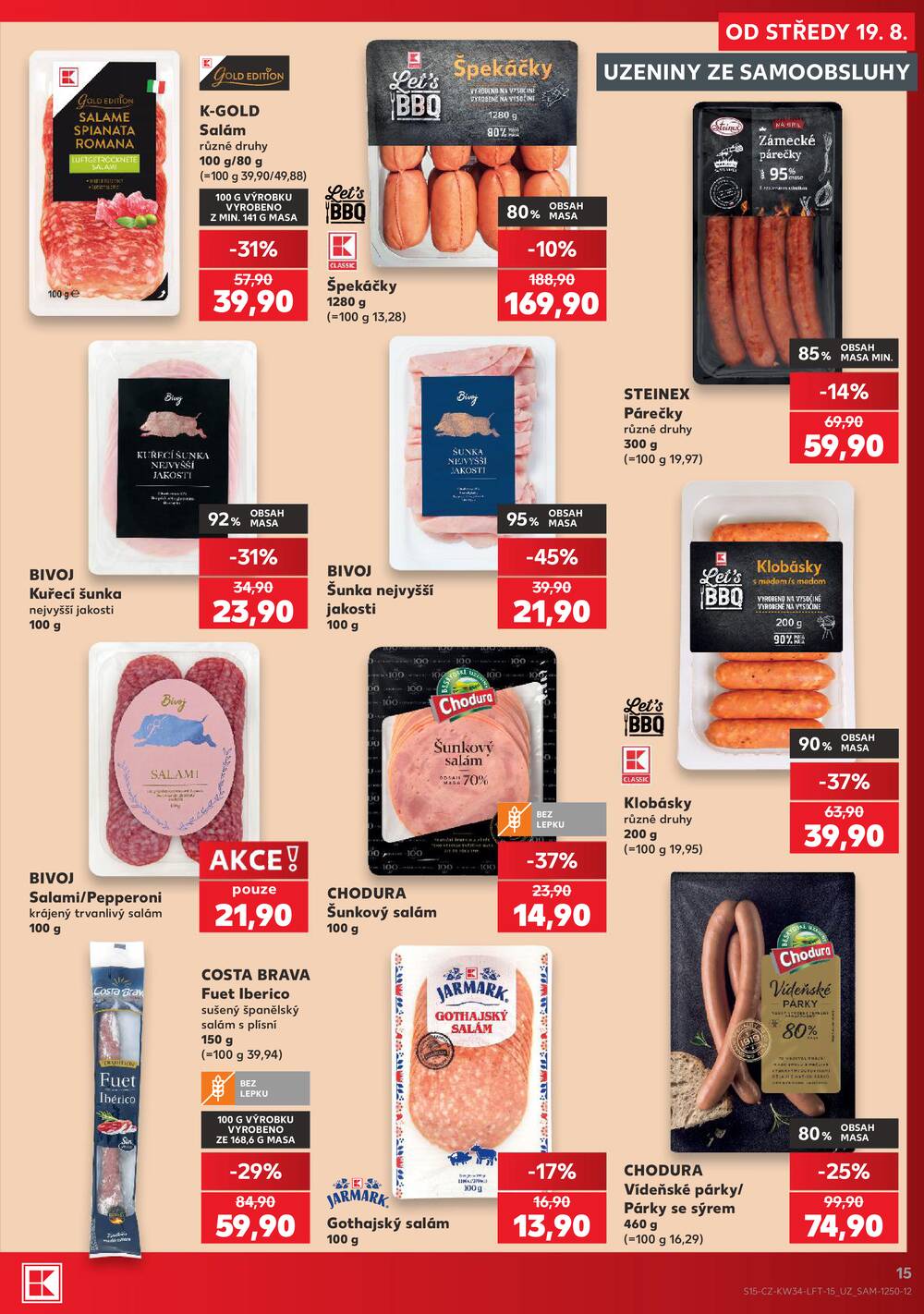 Kaufland 19.8. - 25.8. - Kaufland - Lanškroun