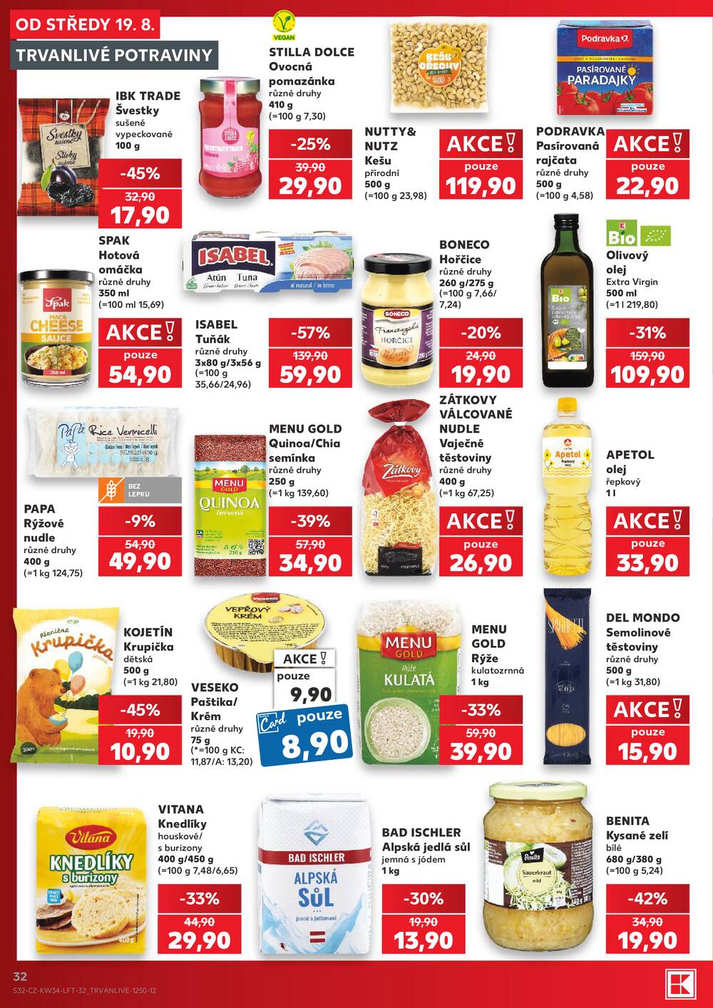 Kaufland 19.8. - 25.8. - Kaufland - Lanškroun