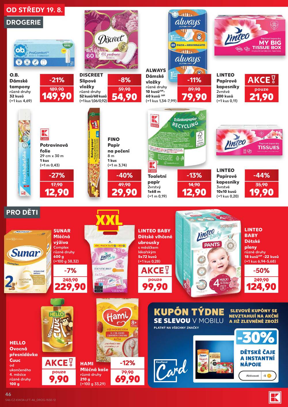 Kaufland 19.8. - 25.8. - Kaufland - Lanškroun