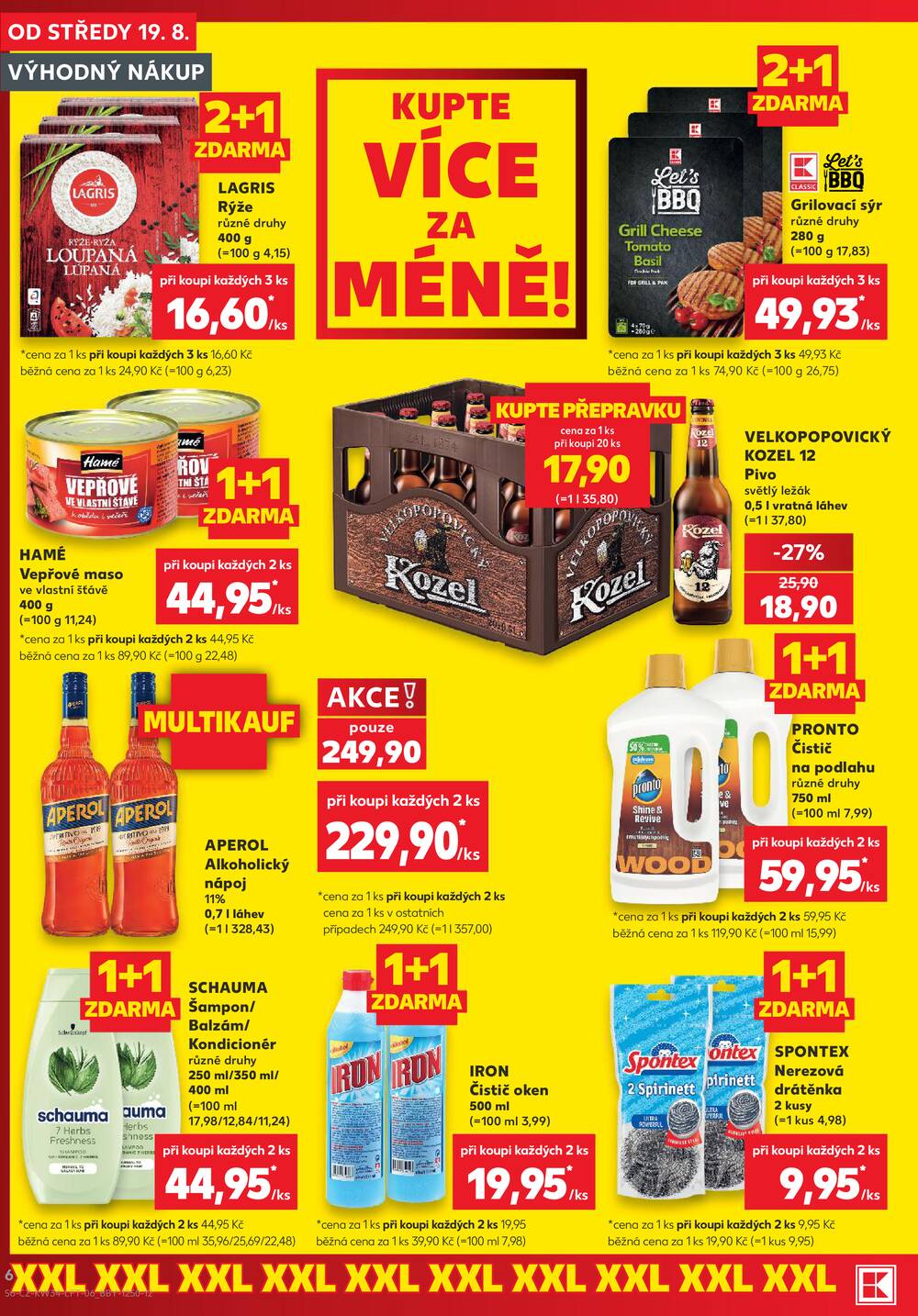 Leták Kaufland - Kaufland 19.8. - 25.8. - Kaufland - Pelhřimov - strana 6 Leták Kaufland - Kaufland 19.8. - 25.8. - Kaufland - Pelhřimov - strana 6