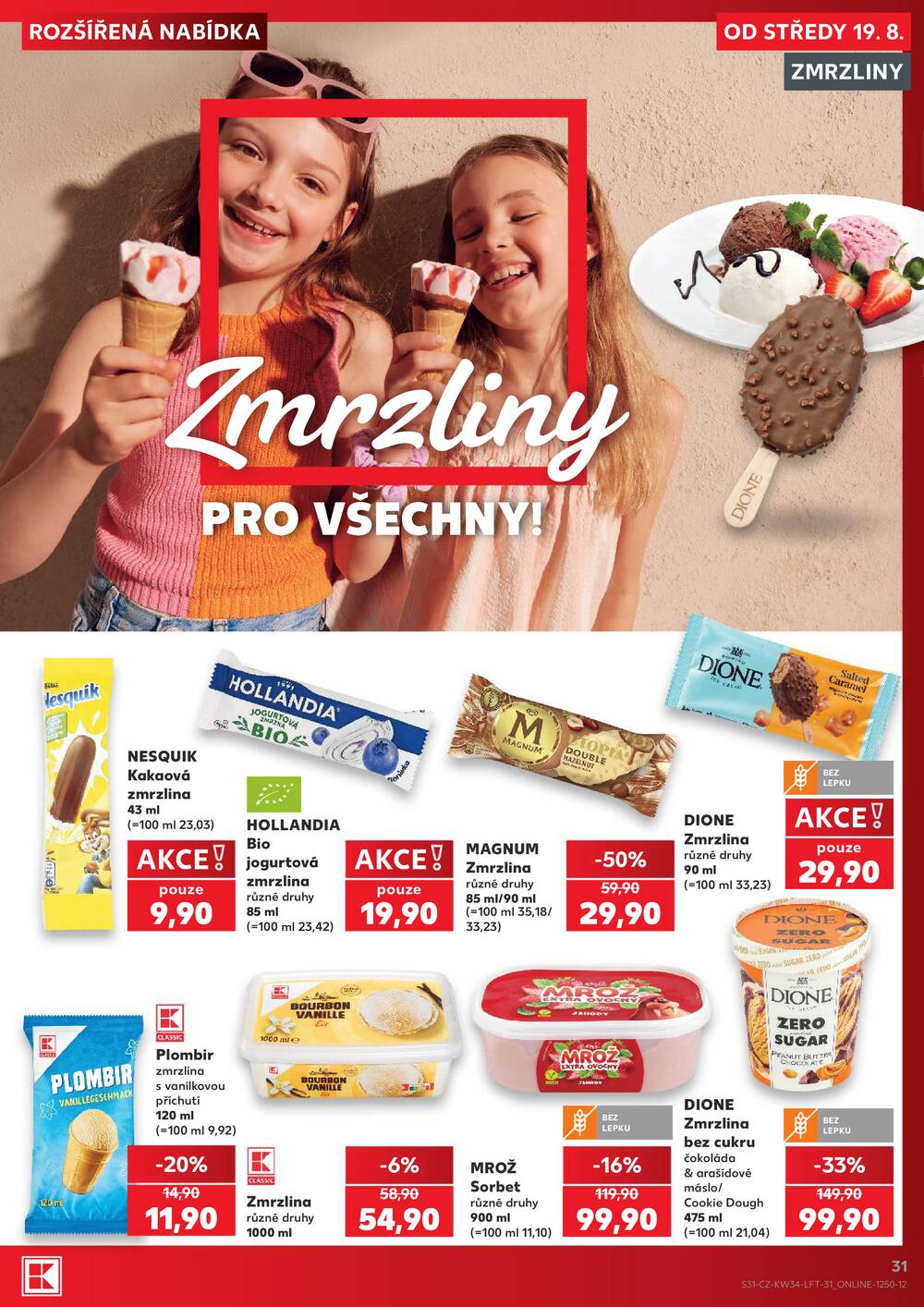 Kaufland 19.8. - 25.8. - Kaufland - Zábřeh na Moravě