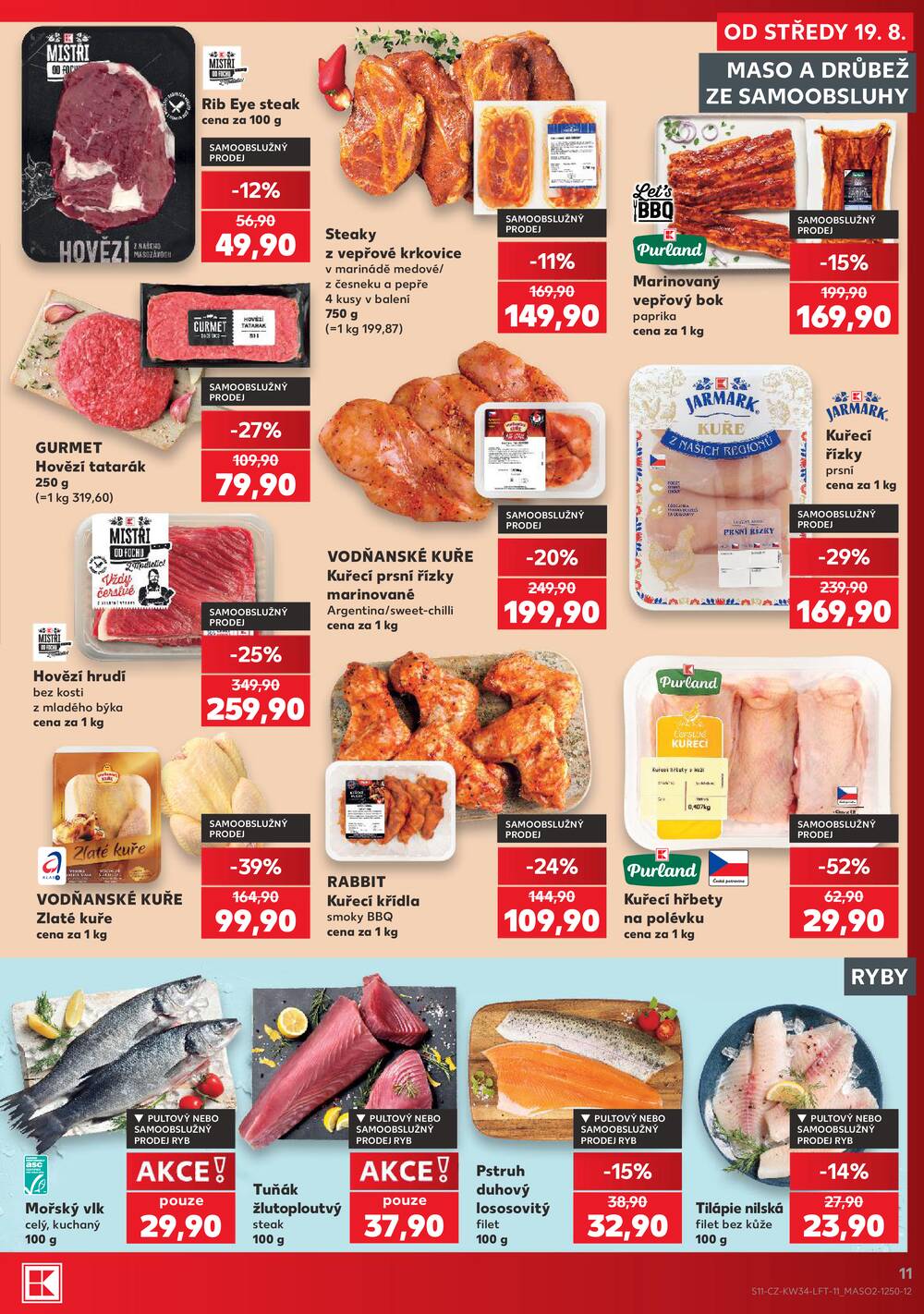 Kaufland 19.8. - 25.8. - Kaufland - Ostrov - Jáchymovská