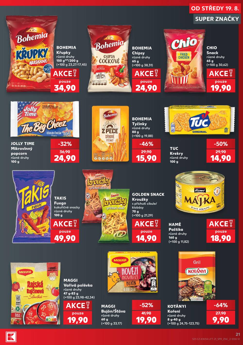Kaufland 19.8. - 25.8. - Kaufland - Vrchlabí