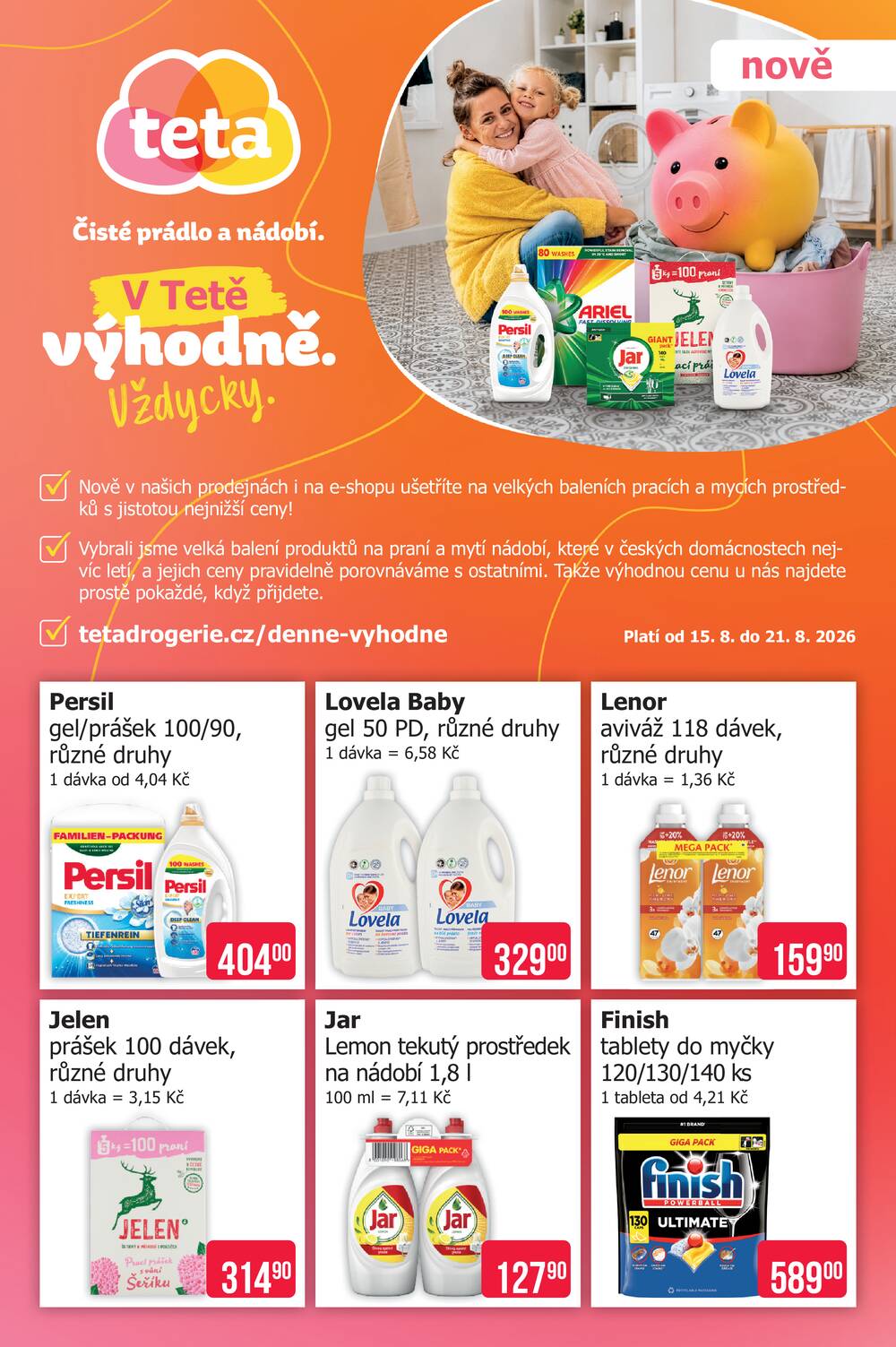 Teta drogerie  od 15.8. do 21.8.2026